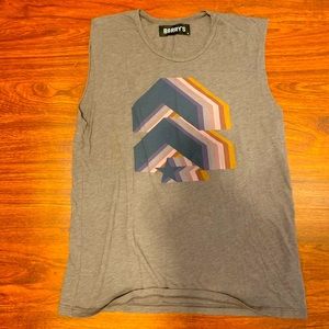 Barry’s Bootcamp gray muscle tank